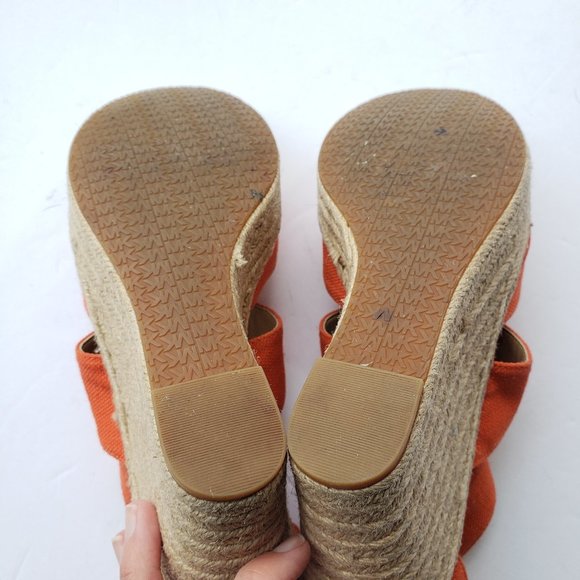 Michael Kors Damita Espadrille Wedge Open Toe - Picture 7 of 9